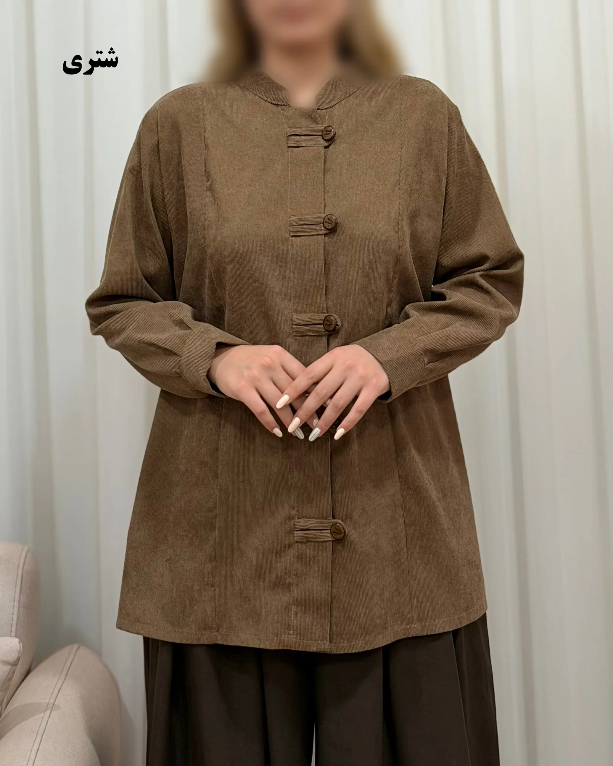 مانتو کبریتی کوتاه مدل پارمیس